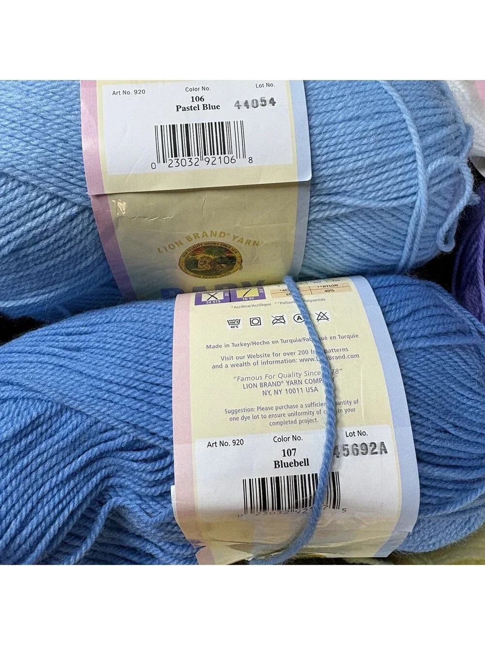 lion brand assorted colors